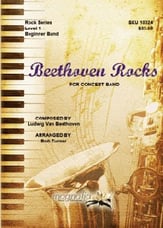 Beethoven Rocks Concert Band sheet music cover